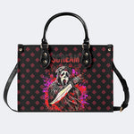 Horror Ghostface Print - Leather Handbag