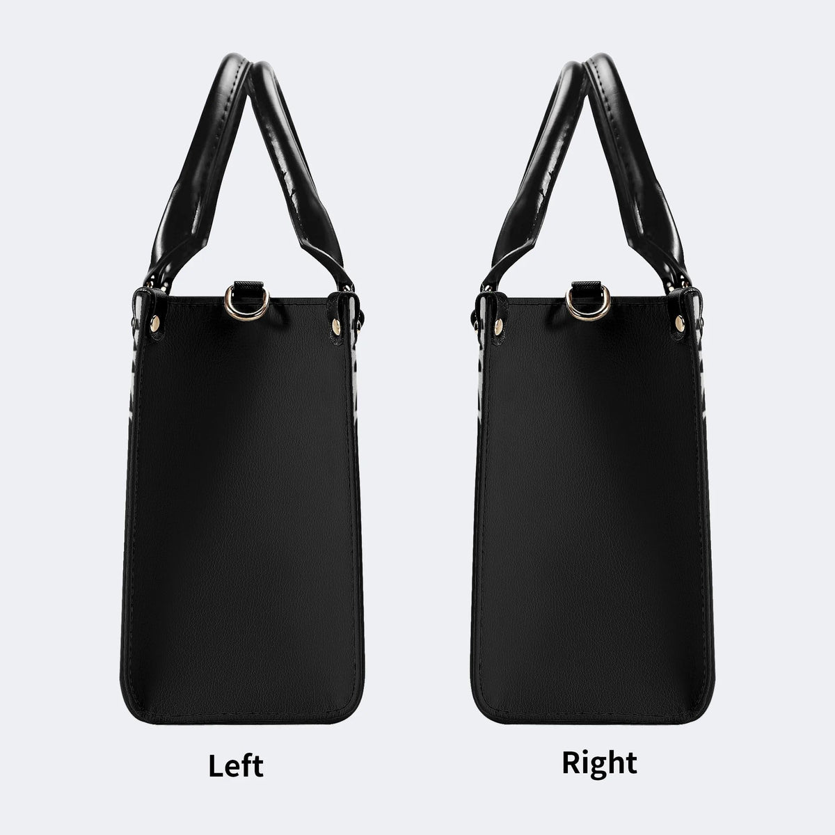 Gothic Eagle And Snake - Leather Handbag