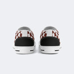 Retro Horror Print - Slip On Shoes