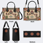 Eyes & Death Moth - Leather Handbag