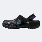 Mystery Moth Print Clogs