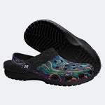 Psychedelic Forest Mushroom Print Clogs