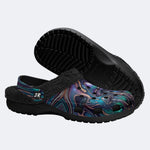 Mushroom Ink Forest Print Clogs
