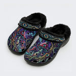 Psychedelic Mushroom Forest Print Clogs