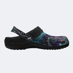 Psychedelic Mushroom Forest Print Clogs