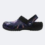 Bioluminescent Mushroom in the Cave Print Clogs