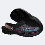 Cherry Blossom Moth Print Clogs
