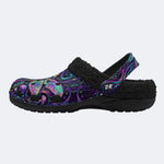 Psychedelic Dragonfly Print Clogs