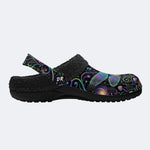Psychedelic dragonfly Print Clogs
