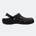 Celestial Floral Print Clogs