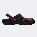 Celestial Floral Butterfly Print Clogs