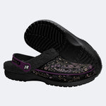 Celestial Floral Butterfly Print Clogs