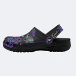 Traditional Totem Print Clogs