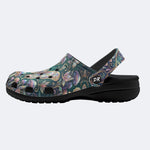 Colorful Butterfly Print Clogs