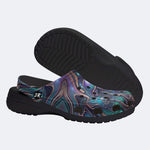 Mushroom Ink Forest Print Clogs