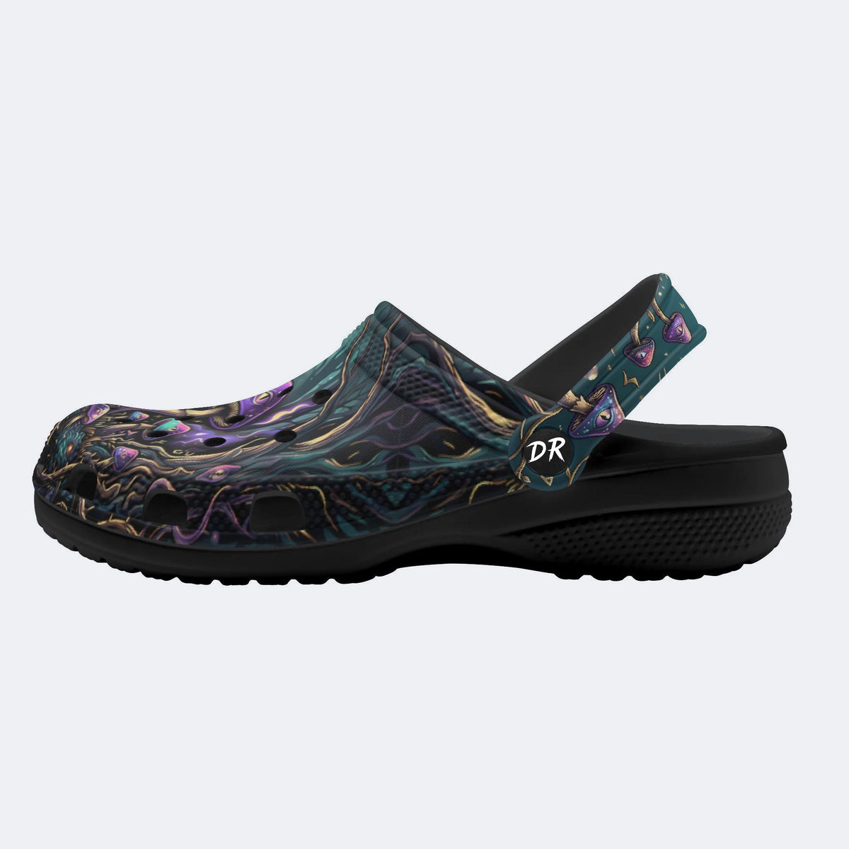 Mystic Mushroom Forest Print Clogs