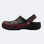 Jewel Dragonfly Flora Print Clogs