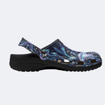 Bioluminescent Jellyfish Print Clogs