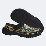 Emerald Jellyfish Fantasy Print Clogs
