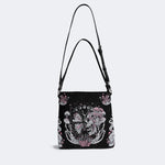 Tarot Skull Butterfly Print - Bucket Bag