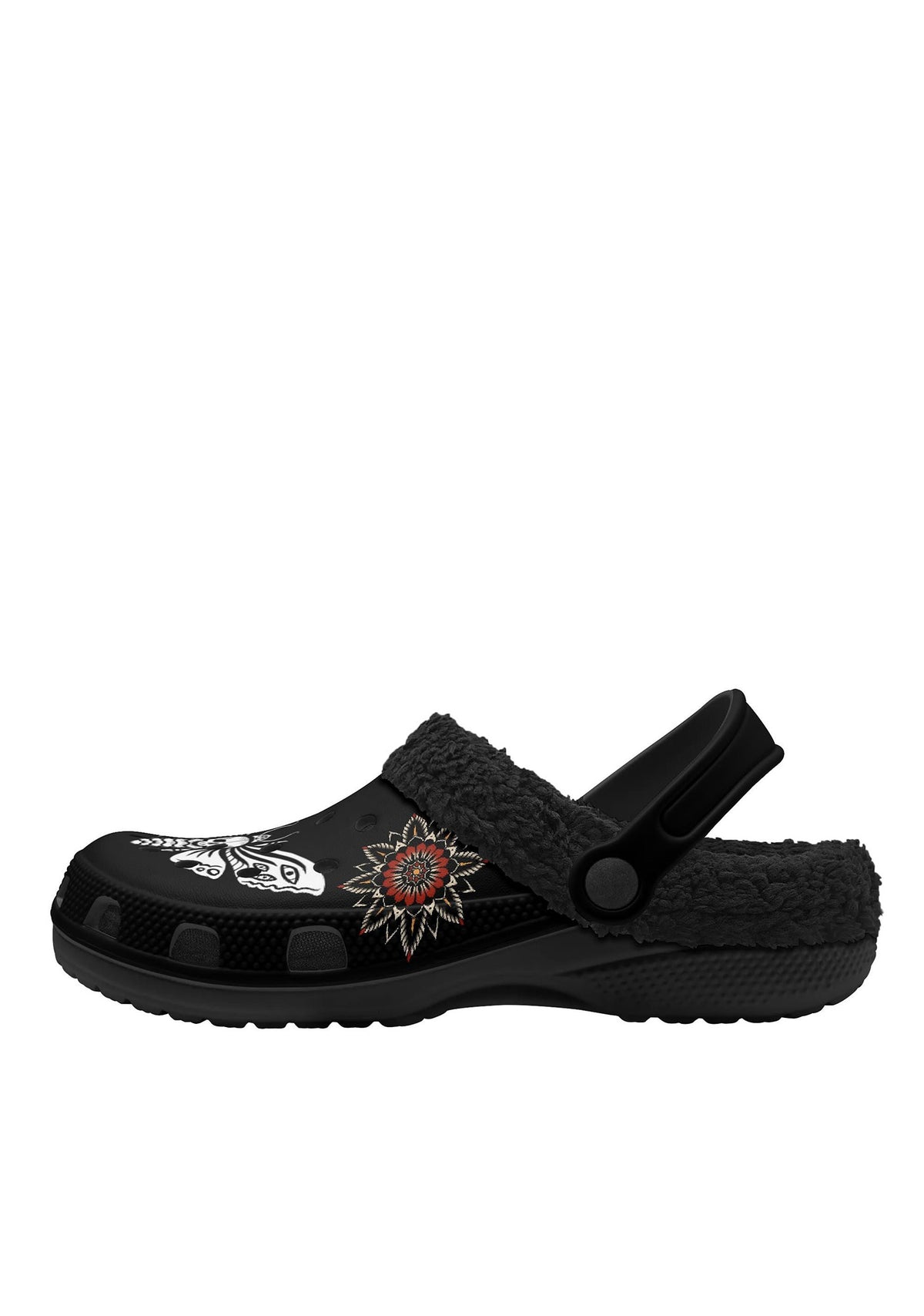 Death Blossom Moth Fuzzy Slippers