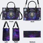 Virgo Starry Sky - Leather Handbag