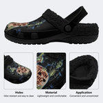 The Return of the Living Dead Print - Fur Lined Slippers/Sandals