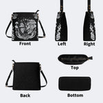 Tarot Skull Butterfly Print - Bucket Bag