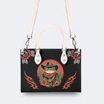 Cowboy Frog Print - Leather Handbag