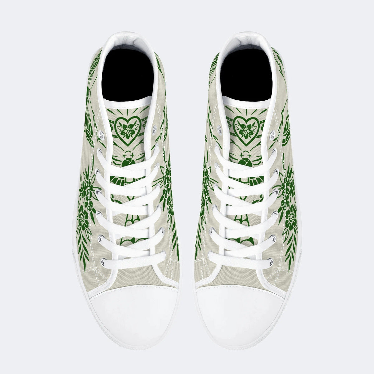 Classic Death Moth Vintage Print - High Top Canvas