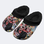 Unisex Horror Terrifier Print - Fur Lined Slippers/Sandals