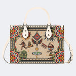 Eyes & Death Moth - Leather Handbag