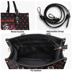 Horror Ghostface Print - Leather Handbag