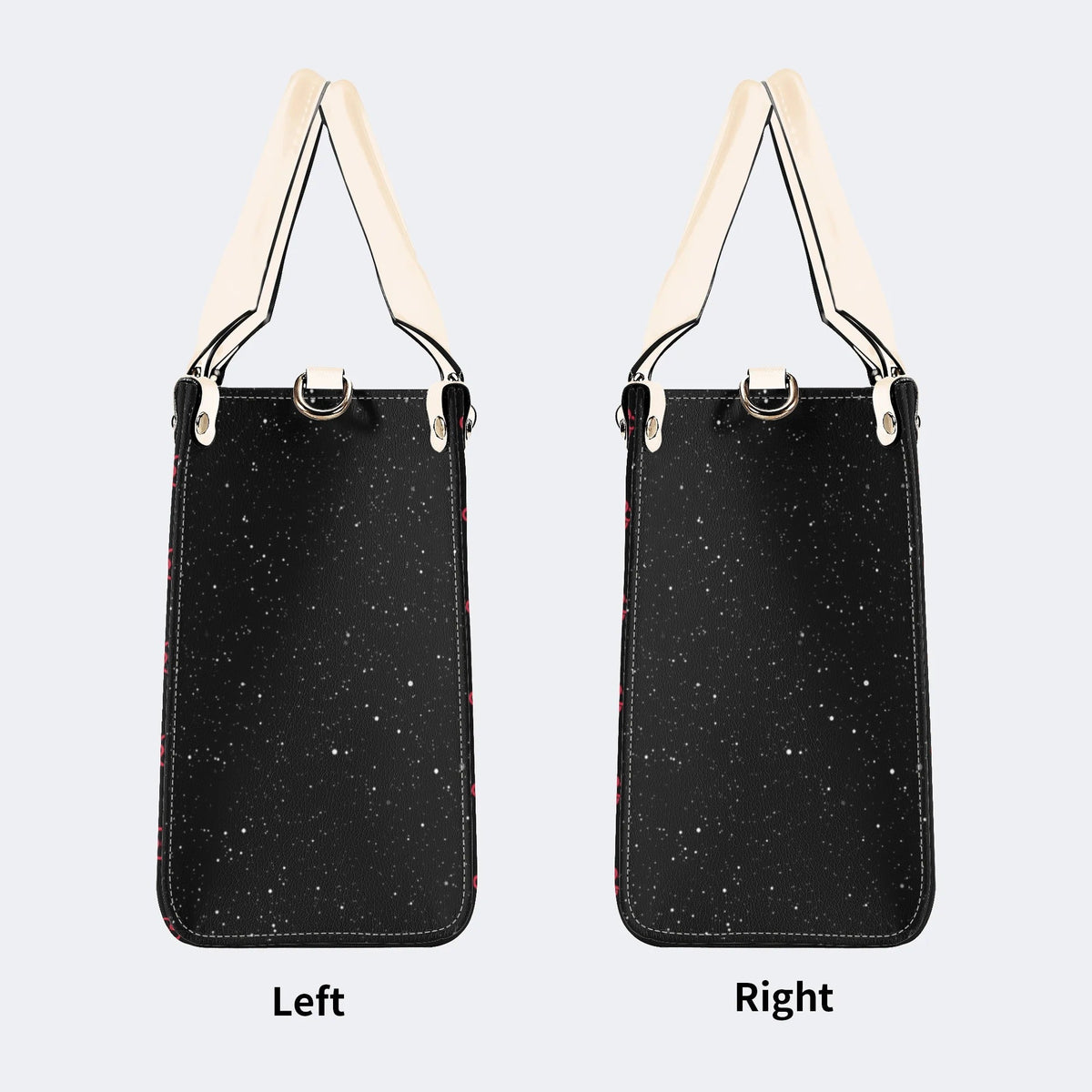 Horror Ghostface Print - Leather Handbag