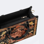 Mushroom Parasitic Skull - Leather Handbag