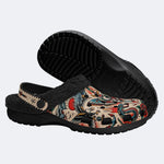 Old School Tattoos Art Print Fleece-Lined Clogs