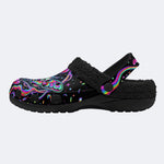 Death Moth Liquid Spectrum Love Ritual Print Clogs