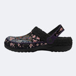 Cherry Blossom Moth Print Clogs