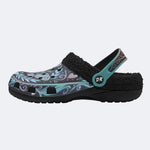 Aurora Moth Vintage Wreath Print Clogs