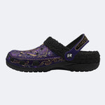 Cosmic Psychedelic Jewel Moth Print Clogs