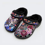 Irezumi Peonies and Cranes Print Clogs