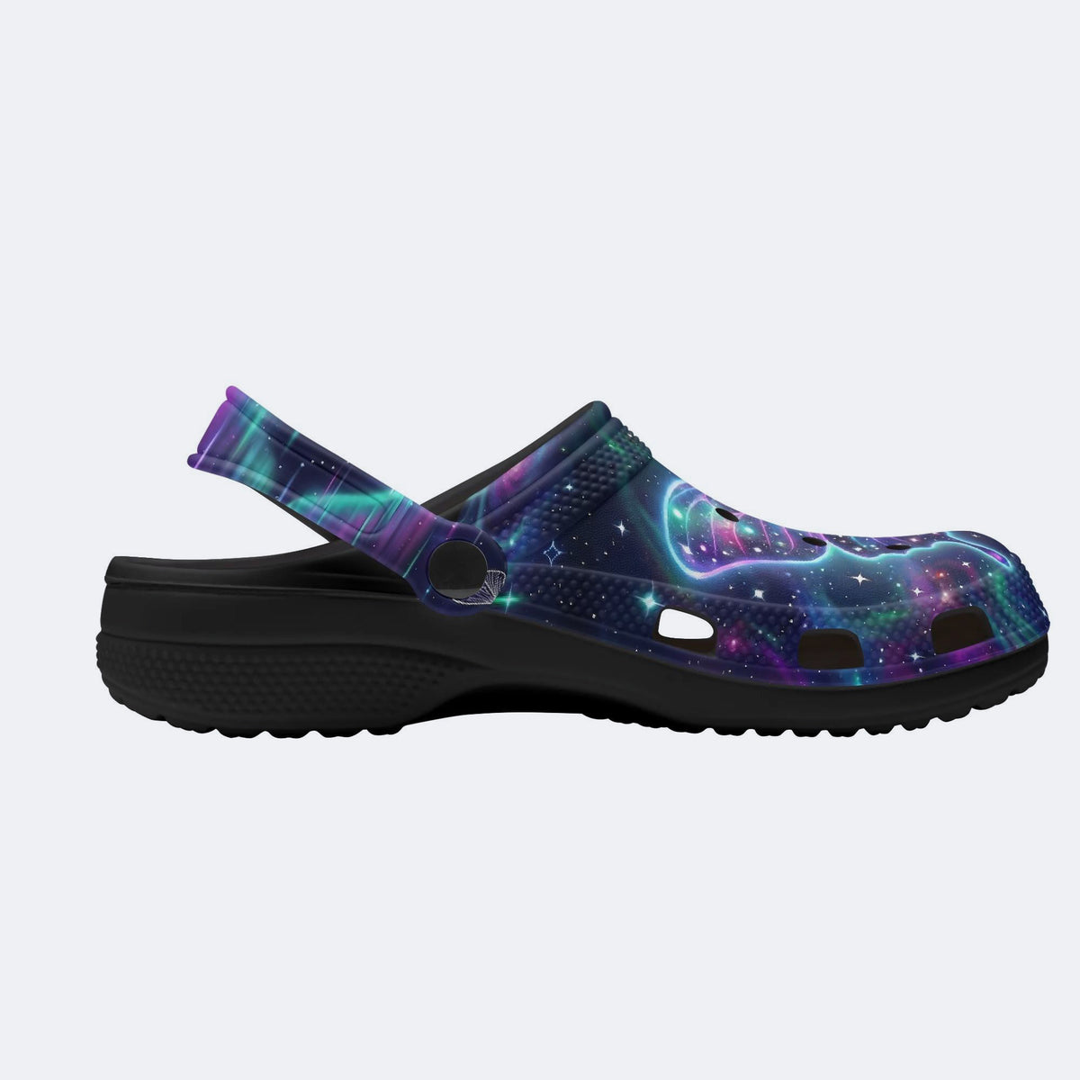 Cosmic Nebula Moth Clogs