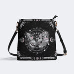 Tarot Skull Butterfly Print - Bucket Bag