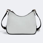 Horror Skull Print - Leather Crossbody Bag