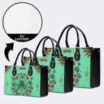 Happy St. Patrick's Day - Leather Handbag