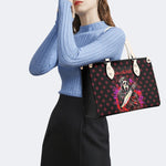 Horror Ghostface Print - Leather Handbag