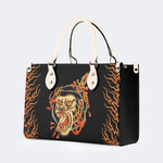 Unisex Monkey Print - Leather Handbag