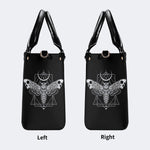 Surreal Death Moth - Leather Handbag